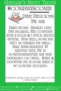 Dixie Delicious Pie Mix